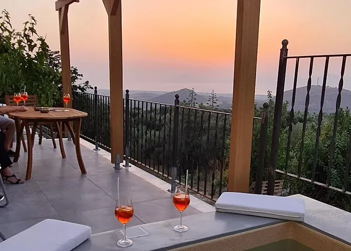 Rosa - Luxury With Panoramic Views Lagoudi Zia